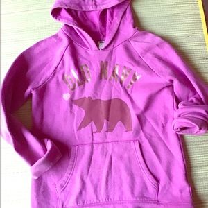 Girls purple violet hoody
